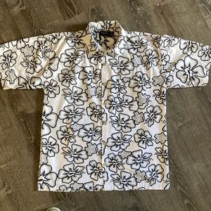 Anchor Blue Hawaiian shirt